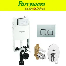 parryware Half Frame Concealed Cistern, with divater body upper Pluto set of 1 pic 266 Dual Flush Tank image 1