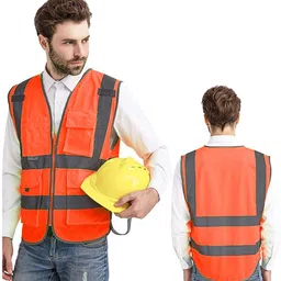 vritraz SV_Orange_Uline Safety Jacket image 2