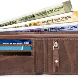 highlark Men Evening/Party, Casual, Formal, Travel, Trendy Brown Artificial Leather Wallet-picture-14
