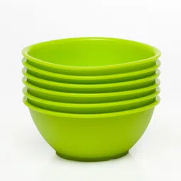 gluman Polypropylene Serving Bowl Round Plastic Bowl Set, Microwave Safe and Vibrant Colors-picture-18
