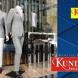 kundan sulz gwalior GWALIOR MEN'S PLAIN SELF TROUSER FABRIC ( NAK_06_07_1.20_OR_1.30 METERS ) (BLUE, 1.30 METERS) image 2