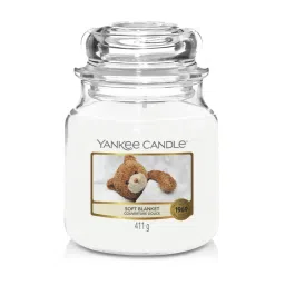 Yankee Candle Original Medium Jar Scented Candle - Soft Blanket image 1