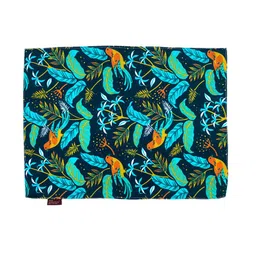 AEROHAVEN Navy Blue & Green Set Of 6 Printed Table Placemats image 4