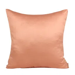 Home Beige & Green Floral Satin Square Cushion Covers image 4