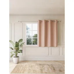 Ddecor Live Beautiful 5Ft Readymade Eyelet Window Curtain, Pink-image-36