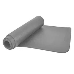 IRIS Fitness (183 cm X 90 cm X 10 mm) Nonslip Exercise Yoga Mat, NBR Multi-Purpose Mat for Fitness, Pilates, Gymnastics, Core Exercises, Stretches and Home Workouts, for Men and Women (Grey) image 3