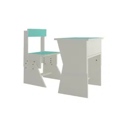 adona Utopia Extendable Toddler Study Desk and Chair Set in Misty Turquoise Colour image 4