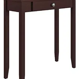 streem Furniture Wooden Console Table for Living Room | Side Entrance Table for Home with 1 Drawer | Sheesham Wood, Coffee Color image 1