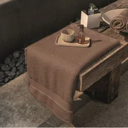 DDecor Live Beautiful, Pack of 1 Bath Towel, GSM - 650, Colour - Brown-image-77