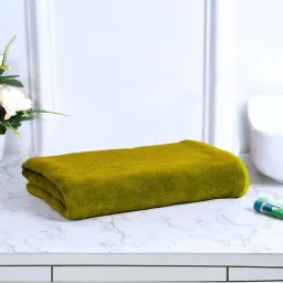 Black Gold Bath Towels 400 Gsm Lightweight Ultra-Soft Plain Green-image-58
