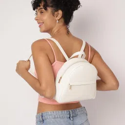 Fastrack white Backpack For Women-image-0