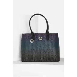 Allen Solly Women Formal Textured Black Handbag-image-16