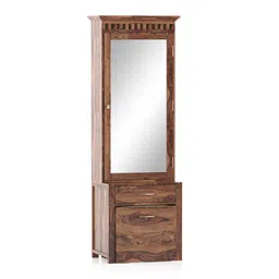 urban ladder Fidora Solid Wood Dressing Table in Teak Finish image 2