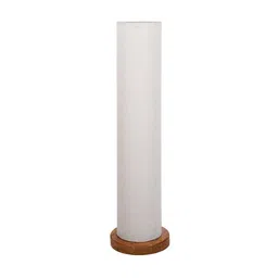 devansh Oliver White Cotton Shade Floor Lamp image 2