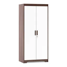 urban ladder Miller Engineered Wood 2 Door Wardrobe in Two Tone Finish image 2