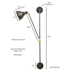 shoppeefry Swing Arm Corner Lamp Left Facing image 5