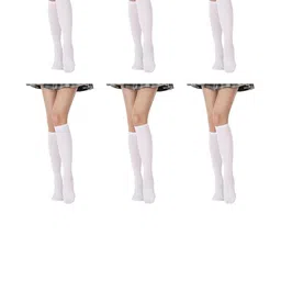 MUKHAKSH Unisex White Socks-picture-27