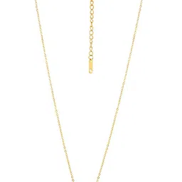 SWASHAA 18KT Gold-Plated Stainless Steel Cubic Zirconia Studded Hollow Eye Chain-image-58