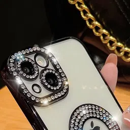 Luxury Kase Embellished iPhone 15 LK030 Logo Mobile Back Case image 5