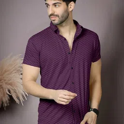 Metronaut Men Checked Spread Collar Cotton Casual Shirt-image-73