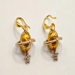 SAPRAA TRENDS Anti Tarnish Copper Based American Diamond Jewellery Set image 3