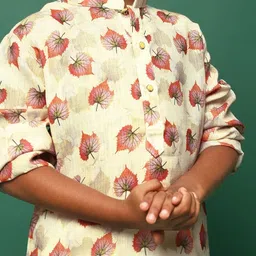Sangria Boys Floral Printed Kurta with Salwar image 3