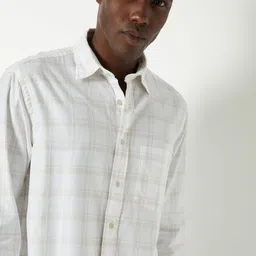 max Men Windowpane Checks Checked Casual Shirt image 2