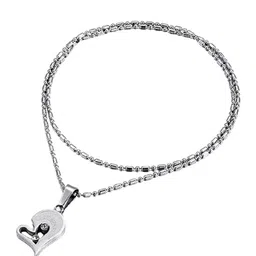 J.S ENTERPRISES Unisex Stainless Steel Stone Studded Contemporary Pendant With Chain image 2