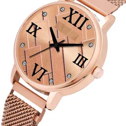 DOUBLERUN Women Dial & Bracelet Style Straps Analogue Multi Function Watch H05NMT-240 image 4