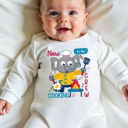 KNITROOT Infants Printed Cotton Round Neck Rompers-picture-38