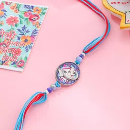 Sangria Thread Rakhi image 1