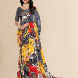 Moda Rapido Printed Saree With Unstiched Blouse Piece-picture-37