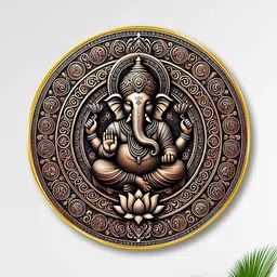 Myntra Elegant Homes Brown MDF Religious Wall Paintings-picture-41