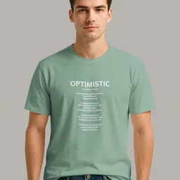BULLMER Men Typography Printed Round Neck Cotton T-shirt-image-59