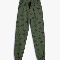 Koton Boys Printed Joggers Trousers-picture-35