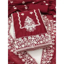 KALINI Embroidered Unstitched Dress Material-picture-13