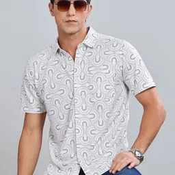 BULLMER Men Standard Opaque Printed Casual Shirt-picture-34