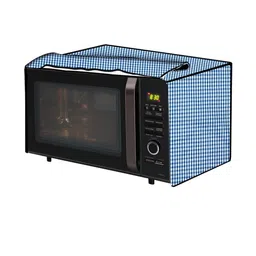 The Furnishing Tree PVC Waterproof Microwave Oven Cover Compatible for LG 21L MC2146BG Pin Check Pa-picture-20