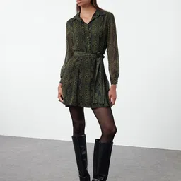 Trendyol Floral Print Fit & Flare Dress-picture-19