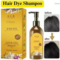 CHIWA Single Agent Floral Hair Dye - 100 ml- Dark Black-picture-31