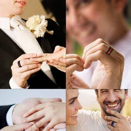 Moneekar Jewels Unisex Silicone Finger Ring image 5