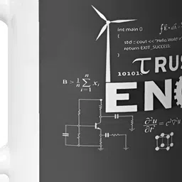 Mr UVD White & Black Typography Printed Ceramic Matte Mug 350 ML image 3