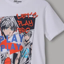 Fame Forever by Lifestyle Boys Printed Applique T-shirt image 3