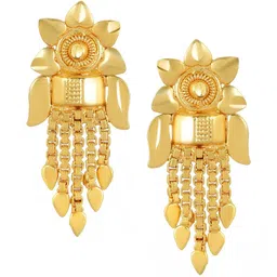 DZINETRENDZ Floral Drop Earrings image 3