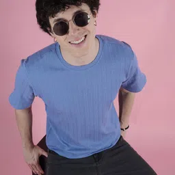 IVOC Men Extended Sleeves Raw Edge T-shirt image 5