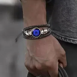 PASU FASHION Men Leather Wraparound Bracelet-picture-55