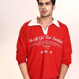 Peach Unisex Printed Sweatshirt-picture-16