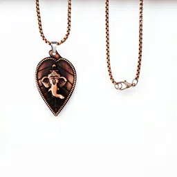 M Men Style Rhodium-Plated Contemporary Pendants with Chains image 2