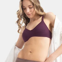 Jockey Wirefree Non Padded Super Combed Cotton Stretch Medium Coverage Everyday Bra 1722 image 3
