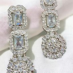 bmino Stylish Designer Earrings- WHITE-picture-14